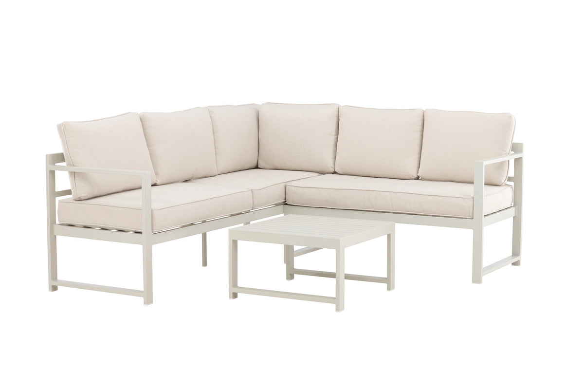 Salvador Ecksofa Outdoorset in Beige präsentiert im Onlineshop von KAQTU Design AG. Loungeset ist von Venture Home