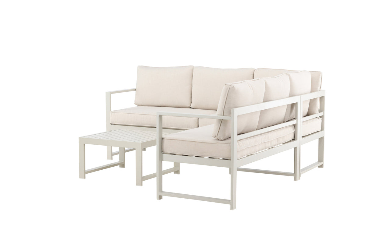 Salvador Ecksofa Outdoorset in Beige präsentiert im Onlineshop von KAQTU Design AG. Loungeset ist von Venture Home