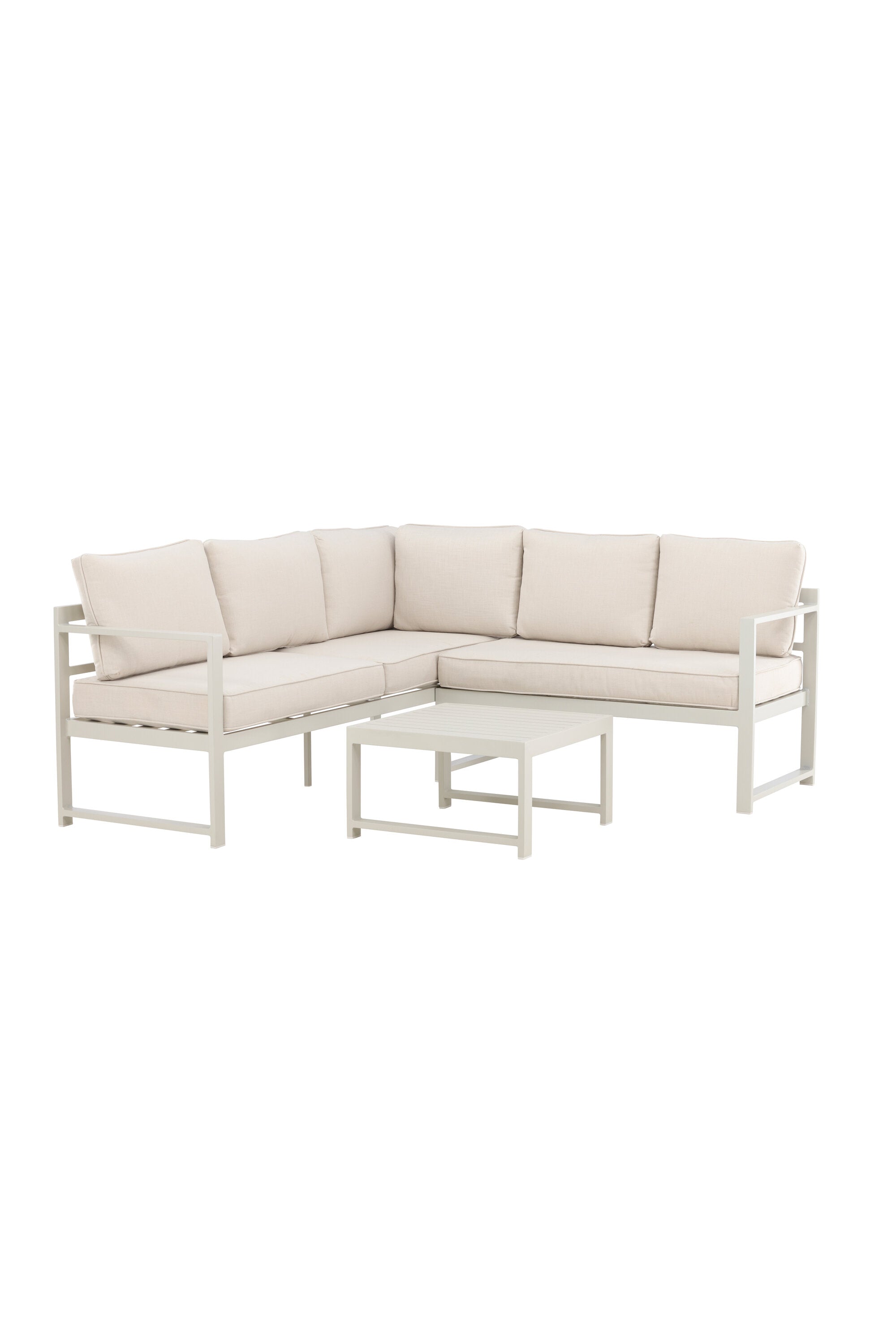 Salvador Ecksofa Outdoorset in Beige präsentiert im Onlineshop von KAQTU Design AG. Loungeset ist von Venture Home