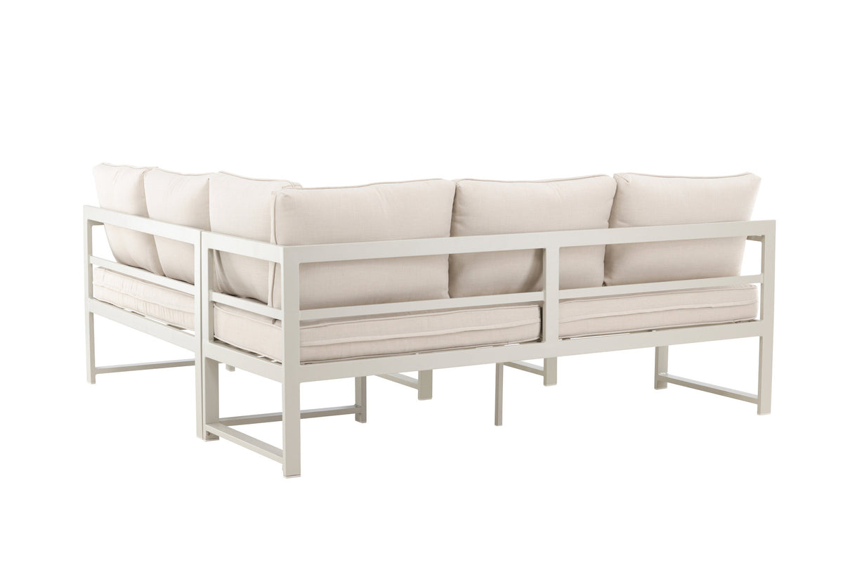 Salvador Ecksofa Outdoorset in Beige präsentiert im Onlineshop von KAQTU Design AG. Loungeset ist von Venture Home
