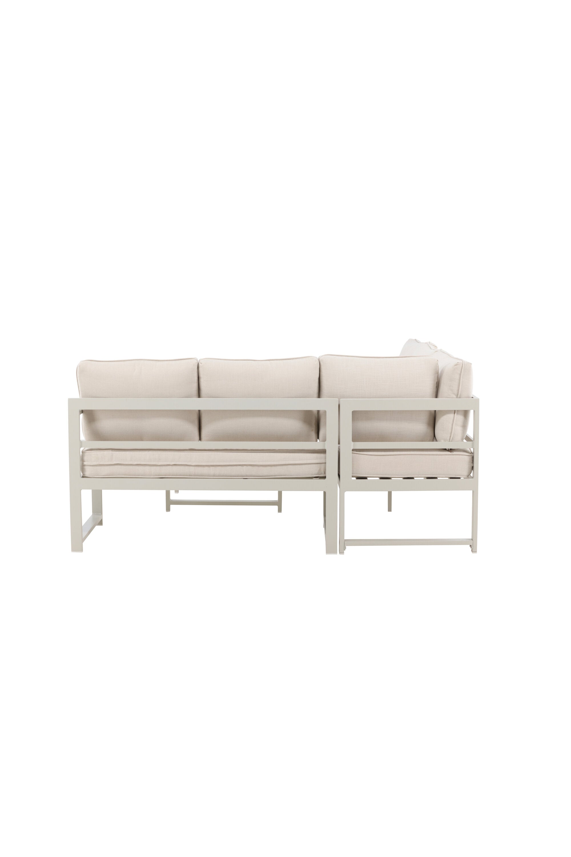 Das Salvador Ecksofa Outdoorset von Venture Home kombiniert modernes Design mit Komfort für Ihren Außenbereich.