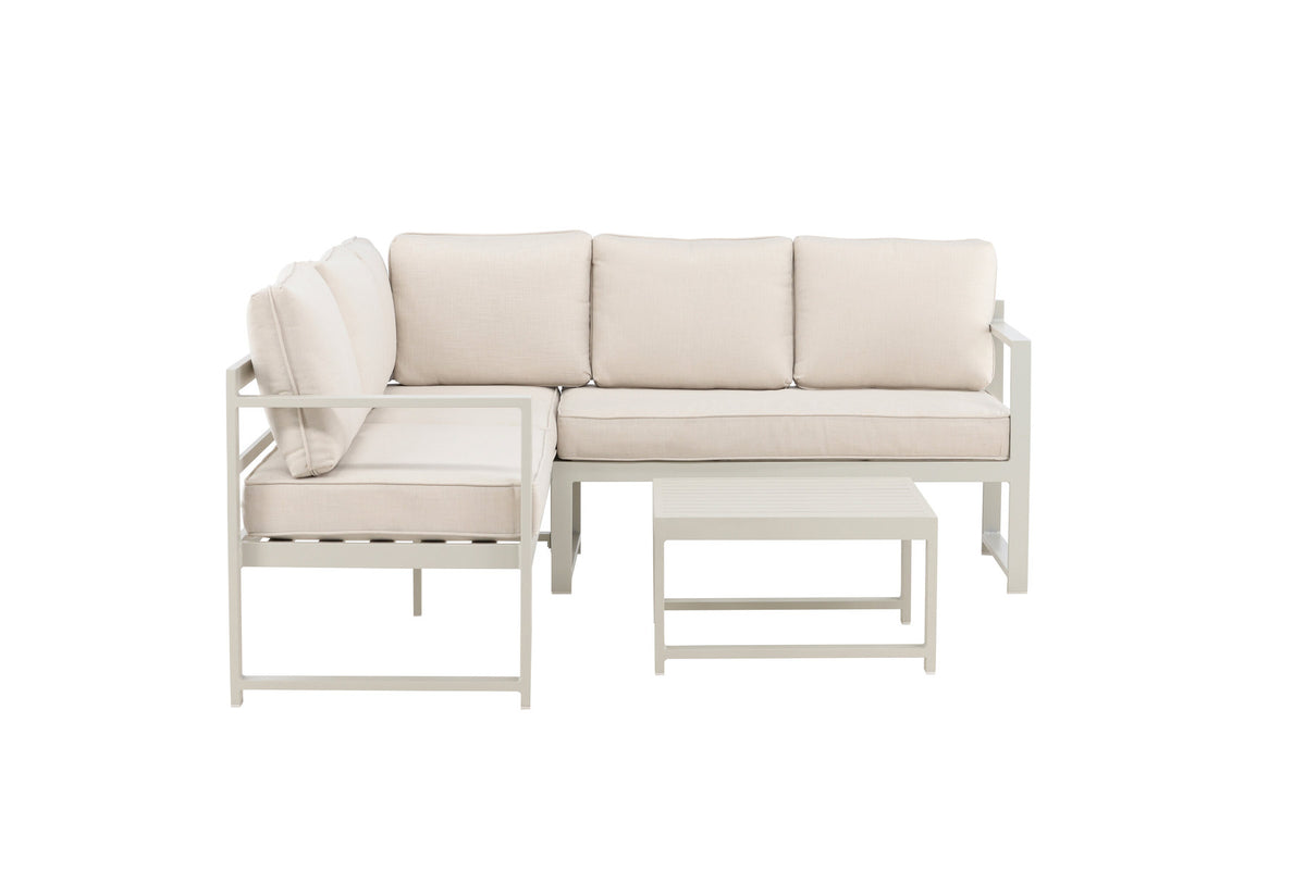 Salvador Ecksofa Outdoorset in Beige präsentiert im Onlineshop von KAQTU Design AG. Loungeset ist von Venture Home