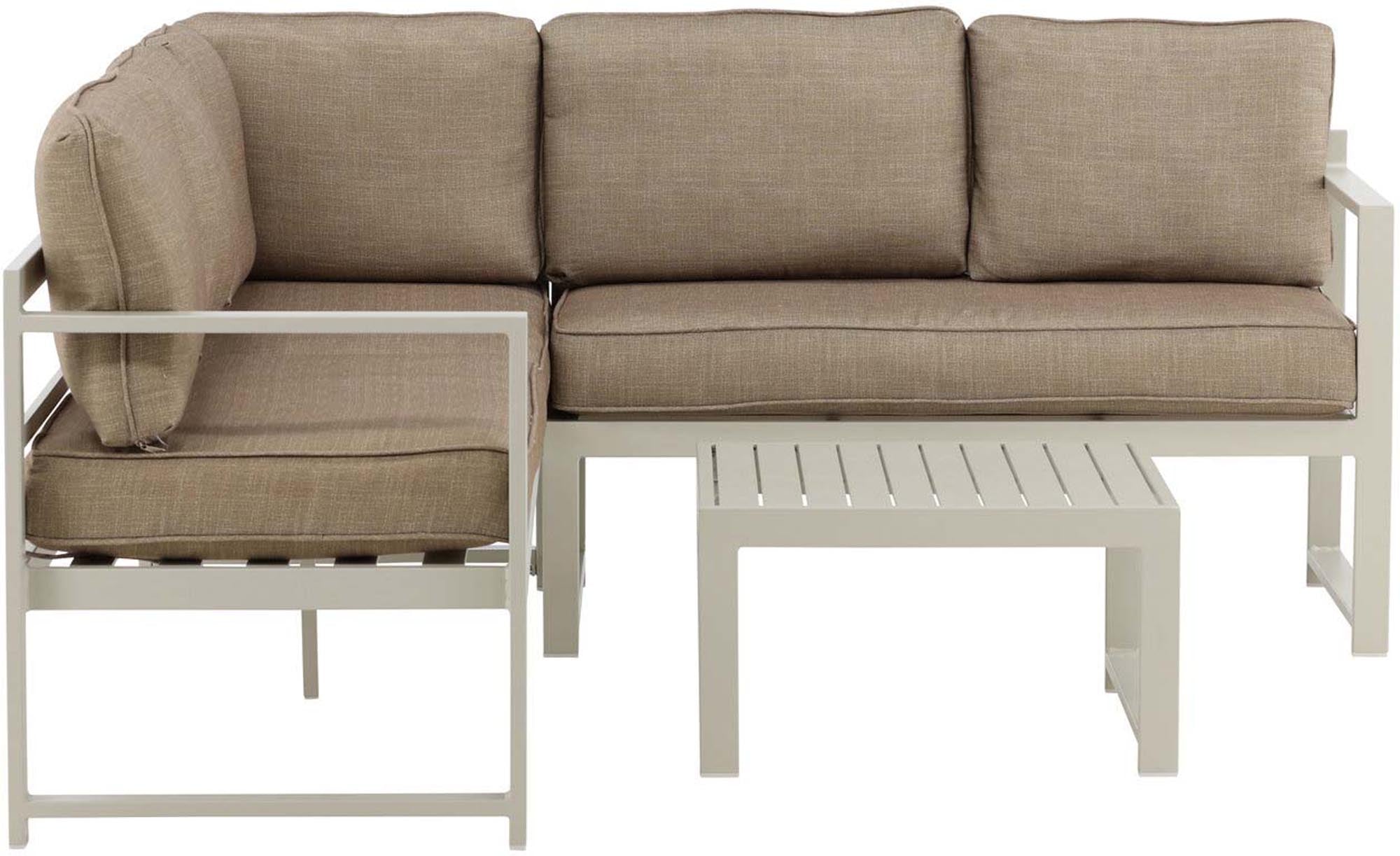 Salvador Ecksofa Outdoorset in Beige präsentiert im Onlineshop von KAQTU Design AG. Loungeset ist von Venture Home