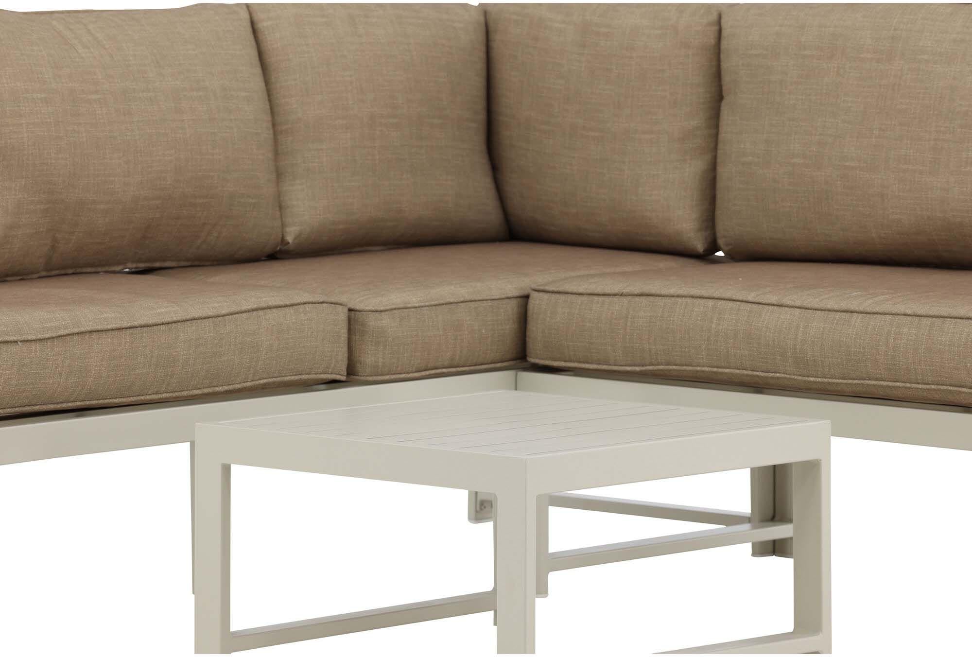 Salvador Ecksofa Outdoorset in Beige präsentiert im Onlineshop von KAQTU Design AG. Loungeset ist von Venture Home