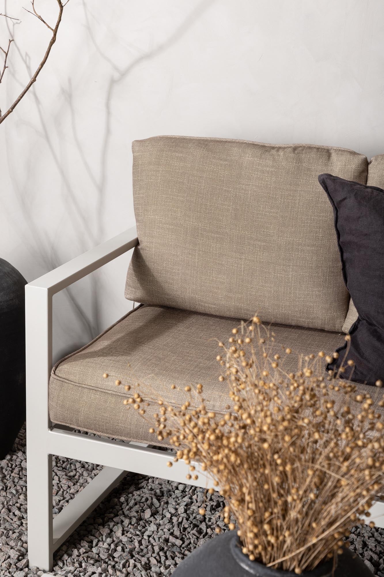 Salvador Ecksofa Outdoorset in Beige präsentiert im Onlineshop von KAQTU Design AG. Loungeset ist von Venture Home