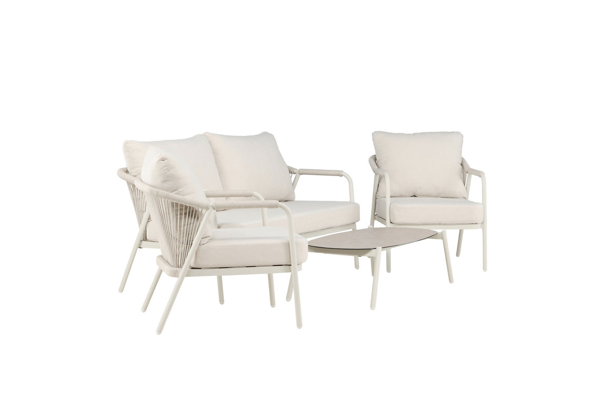 Sicily Lounge-Set in Beige präsentiert im Onlineshop von KAQTU Design AG. Loungeset ist von Venture Home