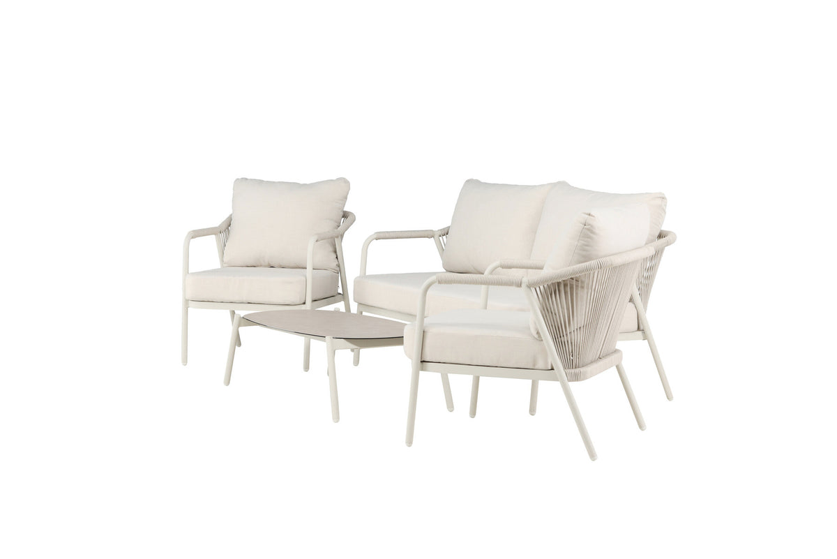 Sicily Lounge-Set in Beige präsentiert im Onlineshop von KAQTU Design AG. Loungeset ist von Venture Home