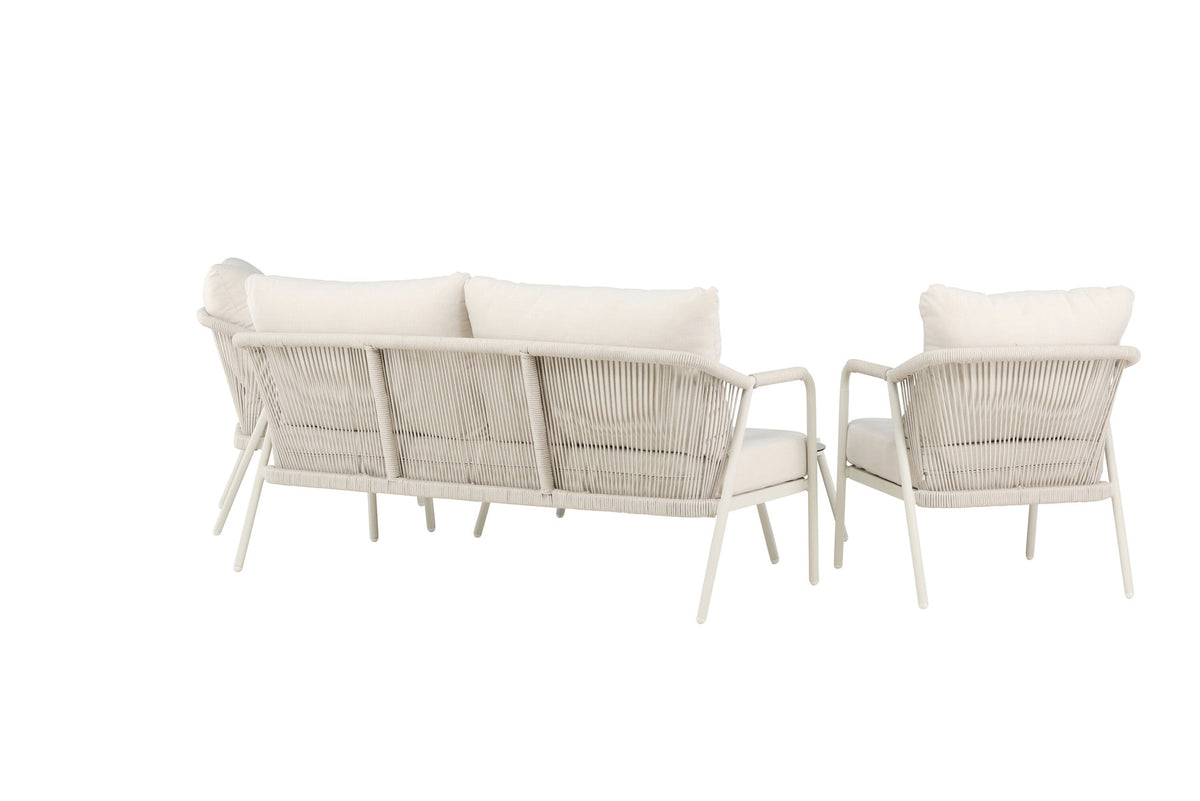 Sicily Lounge-Set in Beige präsentiert im Onlineshop von KAQTU Design AG. Loungeset ist von Venture Home