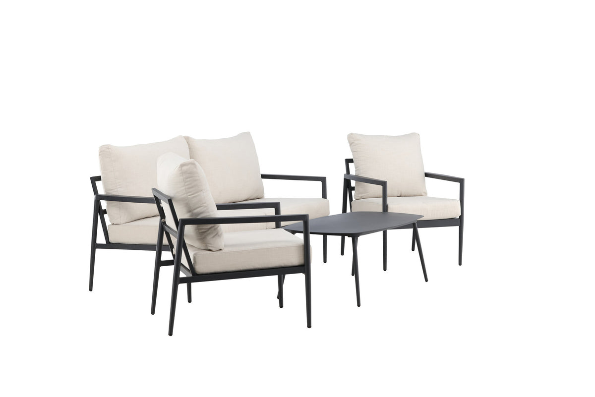 Taromina Lounge Set in Schwarz präsentiert im Onlineshop von KAQTU Design AG. Loungeset ist von Venture Home