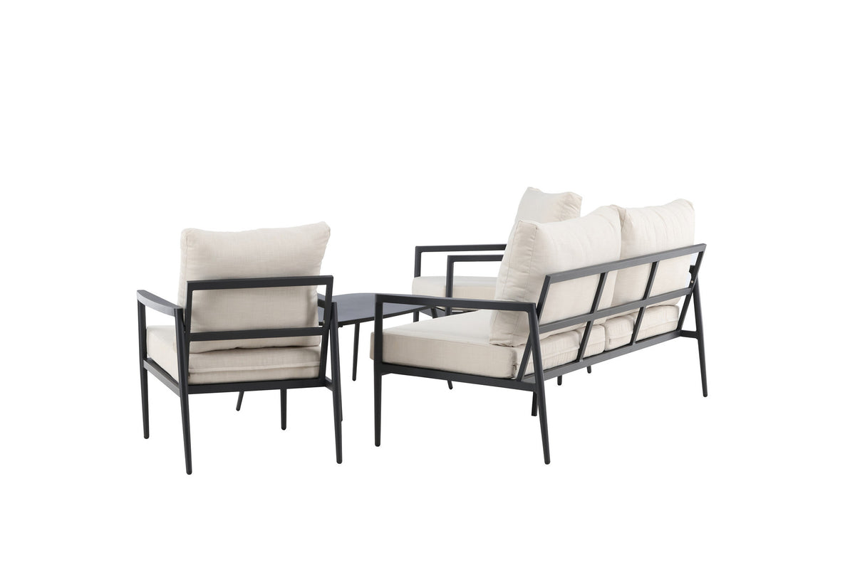 Taromina Lounge Set in Schwarz präsentiert im Onlineshop von KAQTU Design AG. Loungeset ist von Venture Home
