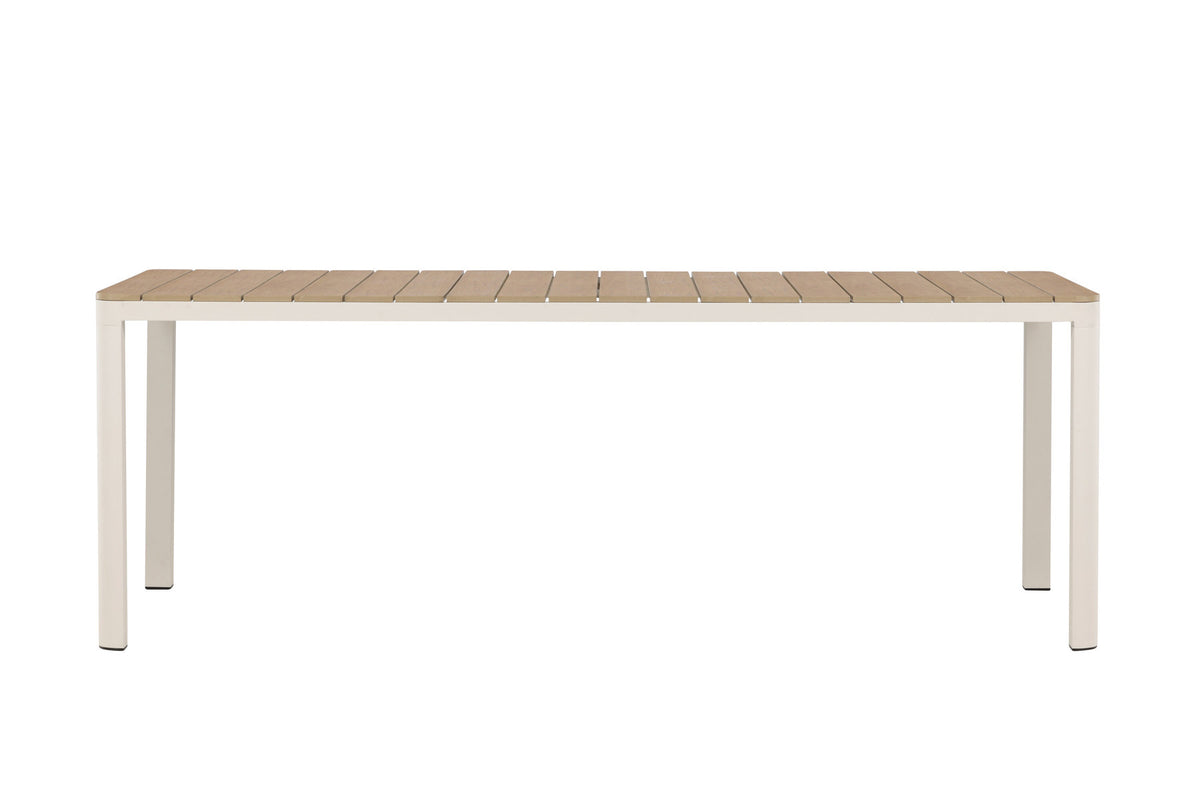 Rechteckiger Gartentisch Etna in Beige präsentiert im Onlineshop von KAQTU Design AG. Gartentisch ist von Venture Home