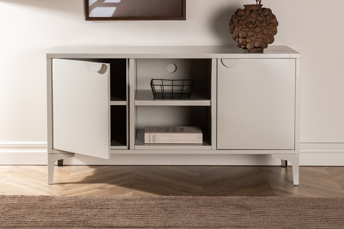 Piring TV-Ständer in Beige präsentiert im Onlineshop von KAQTU Design AG. TV-Möbel ist von Venture Home