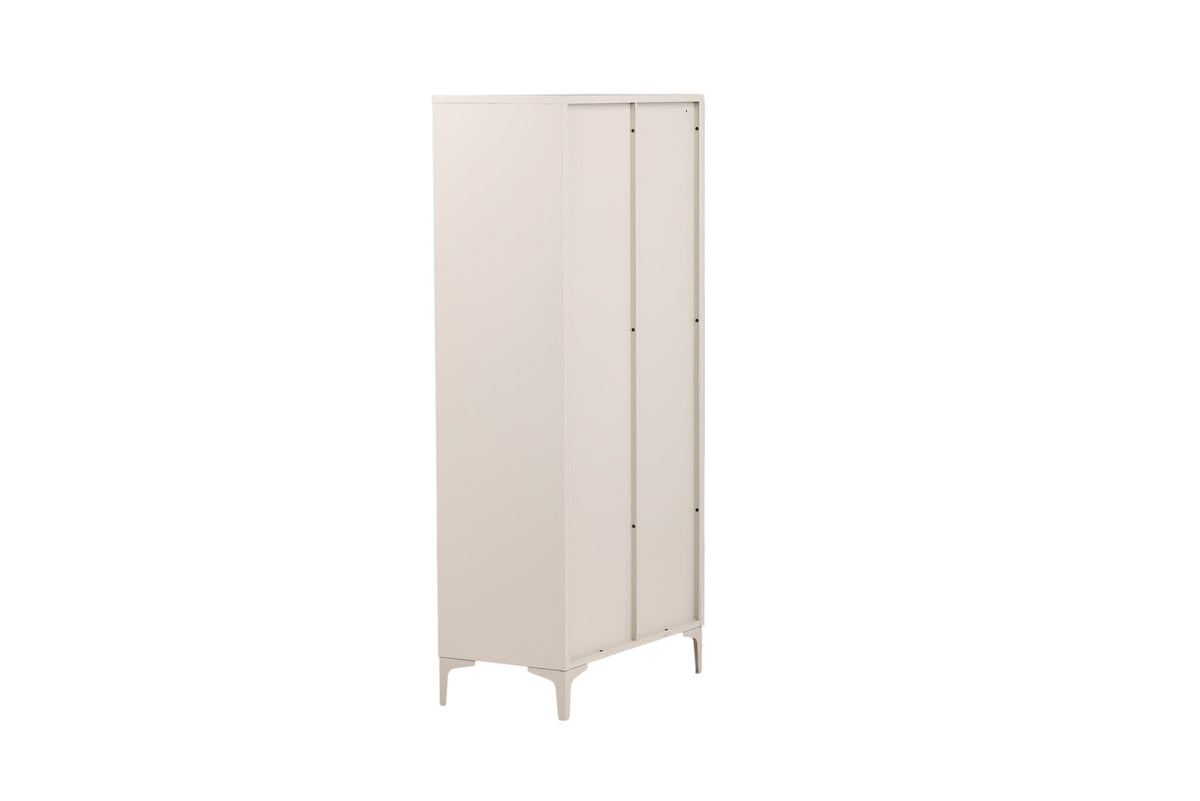 Piring Wardrobe in Beige präsentiert im Onlineshop von KAQTU Design AG. Drehtürenschrank ist von Venture Home