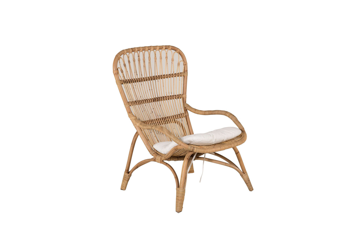 Ella Loungestuhl in Offwhite präsentiert im Onlineshop von KAQTU Design AG. Outdoor-Sessel ist von Venture Home