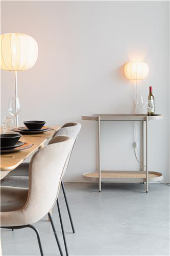 Konsolentisch AMAYA in Beige präsentiert im Onlineshop von KAQTU Design AG. Schreibtisch ist von White Label Living