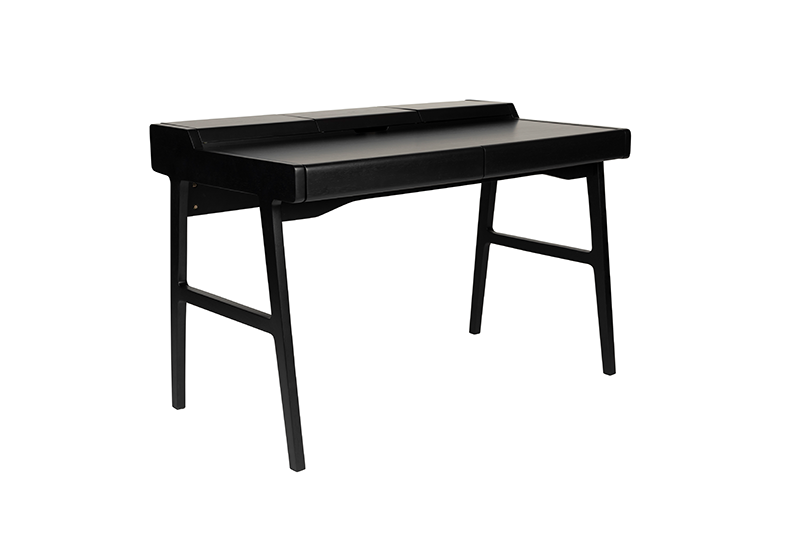 Schreibtisch Kaat  in Schwarz präsentiert im Onlineshop von KAQTU Design AG. Schreibtisch ist von Zuiver