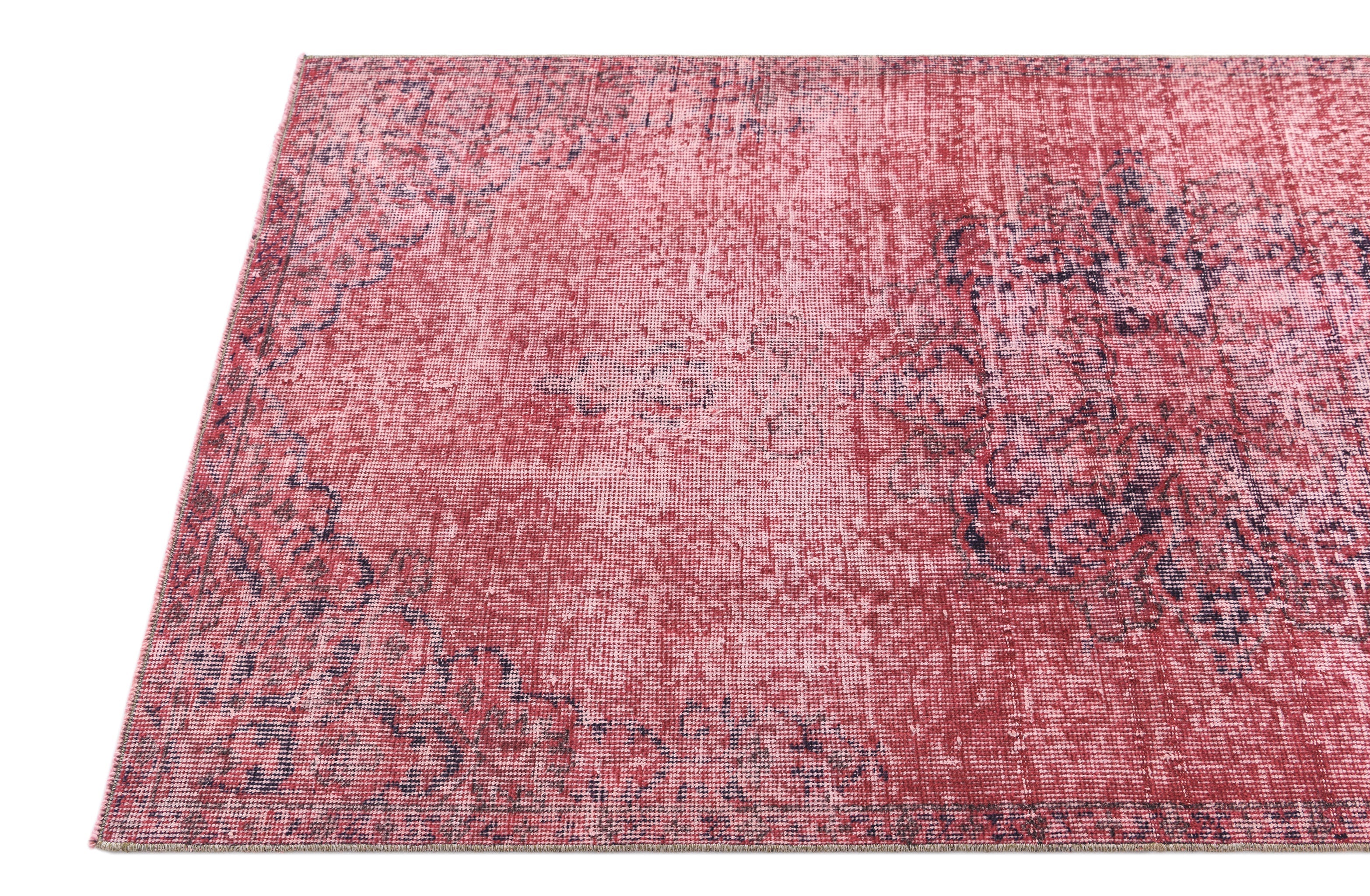 175x89 Ultra Vintage in Rot präsentiert im Onlineshop von KAQTU Design AG. Teppich ist von Vidal