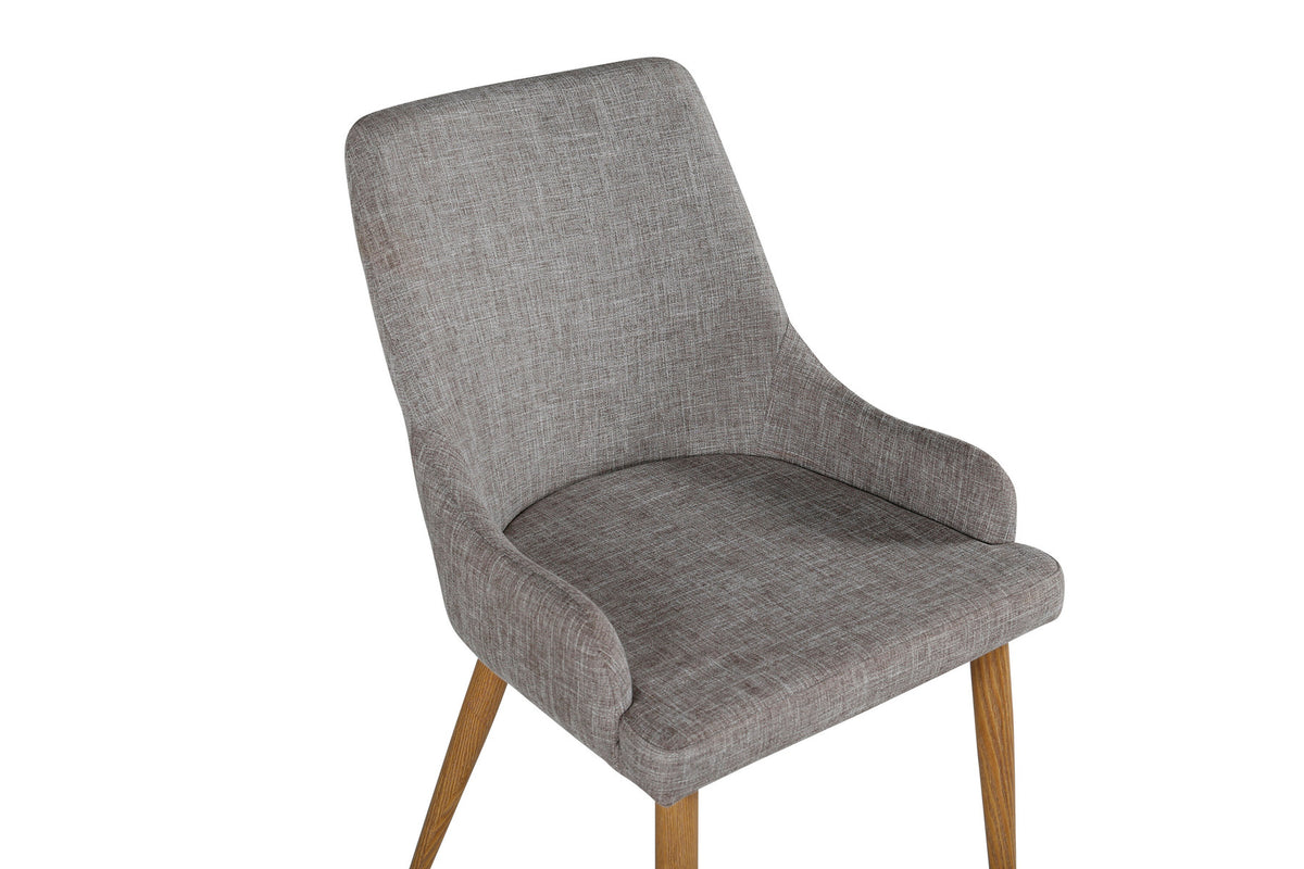 Plaza Stuhl in Grau / Natur präsentiert im Onlineshop von KAQTU Design AG. Stuhl ist von Venture Home