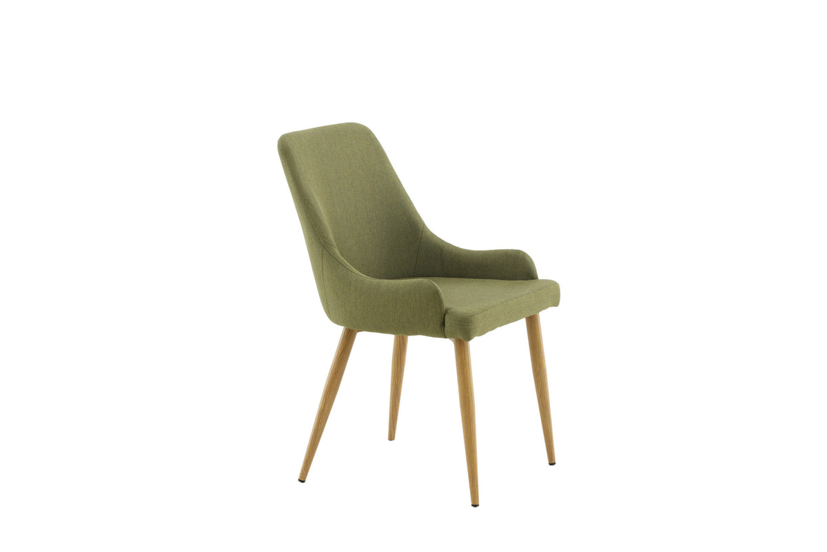 Plaza Stuhl in Moosgrün / Natur präsentiert im Onlineshop von KAQTU Design AG. Stuhl ist von Venture Home