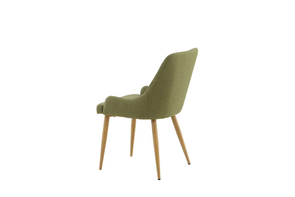 Plaza Stuhl in Moosgrün / Natur präsentiert im Onlineshop von KAQTU Design AG. Stuhl ist von Venture Home