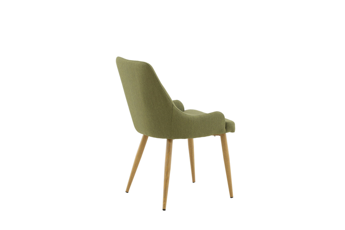 Plaza Stuhl in Moosgrün / Natur präsentiert im Onlineshop von KAQTU Design AG. Stuhl ist von Venture Home