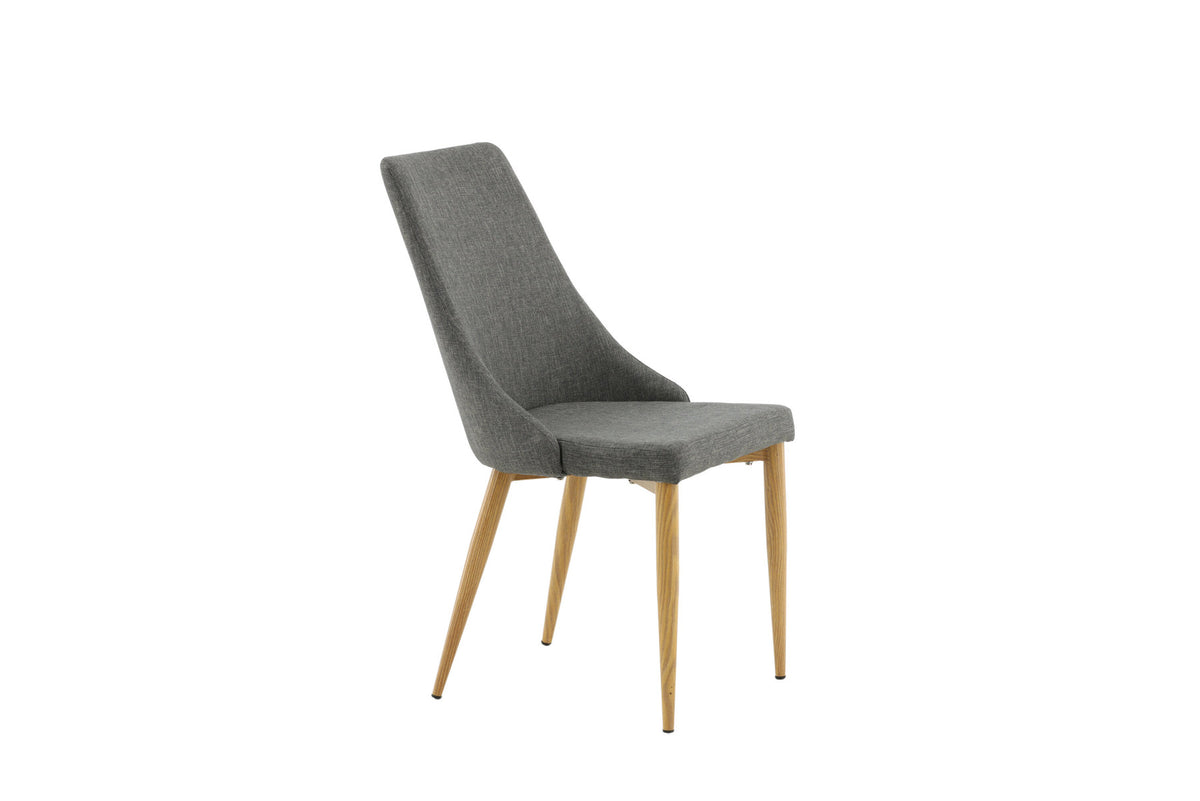 Leone Stuhl in Dunkelgrau präsentiert im Onlineshop von KAQTU Design AG. Stuhl ist von Venture Home
