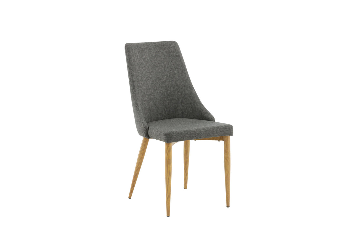 Leone Stuhl in Dunkelgrau präsentiert im Onlineshop von KAQTU Design AG. Stuhl ist von Venture Home
