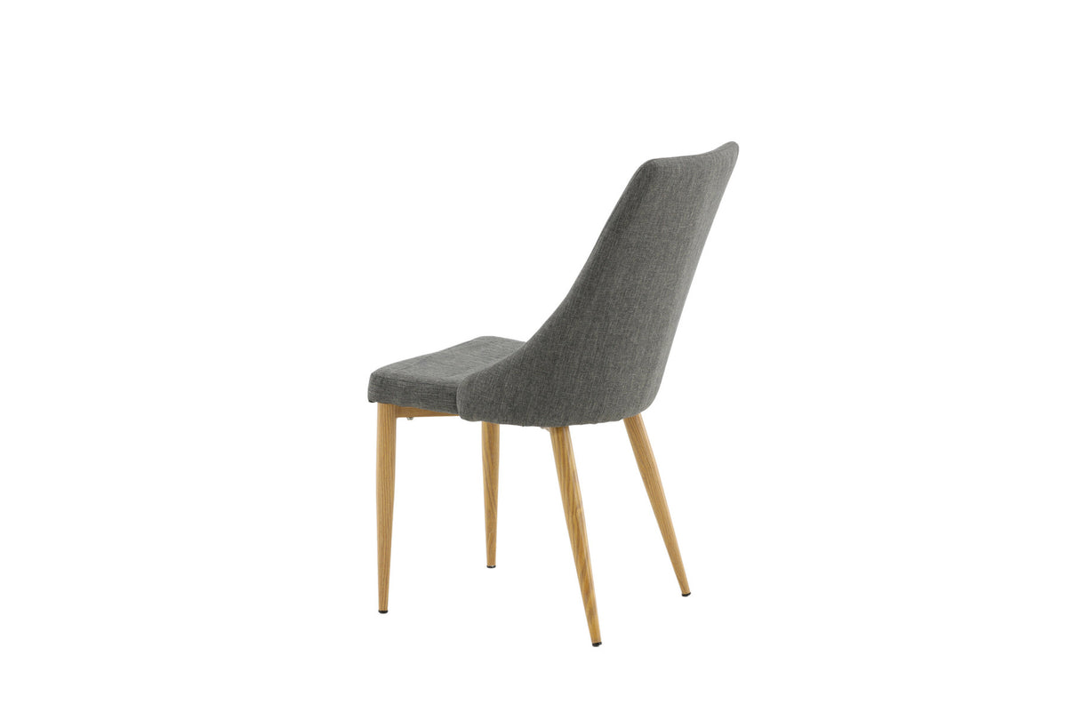 Leone Stuhl in Dunkelgrau präsentiert im Onlineshop von KAQTU Design AG. Stuhl ist von Venture Home