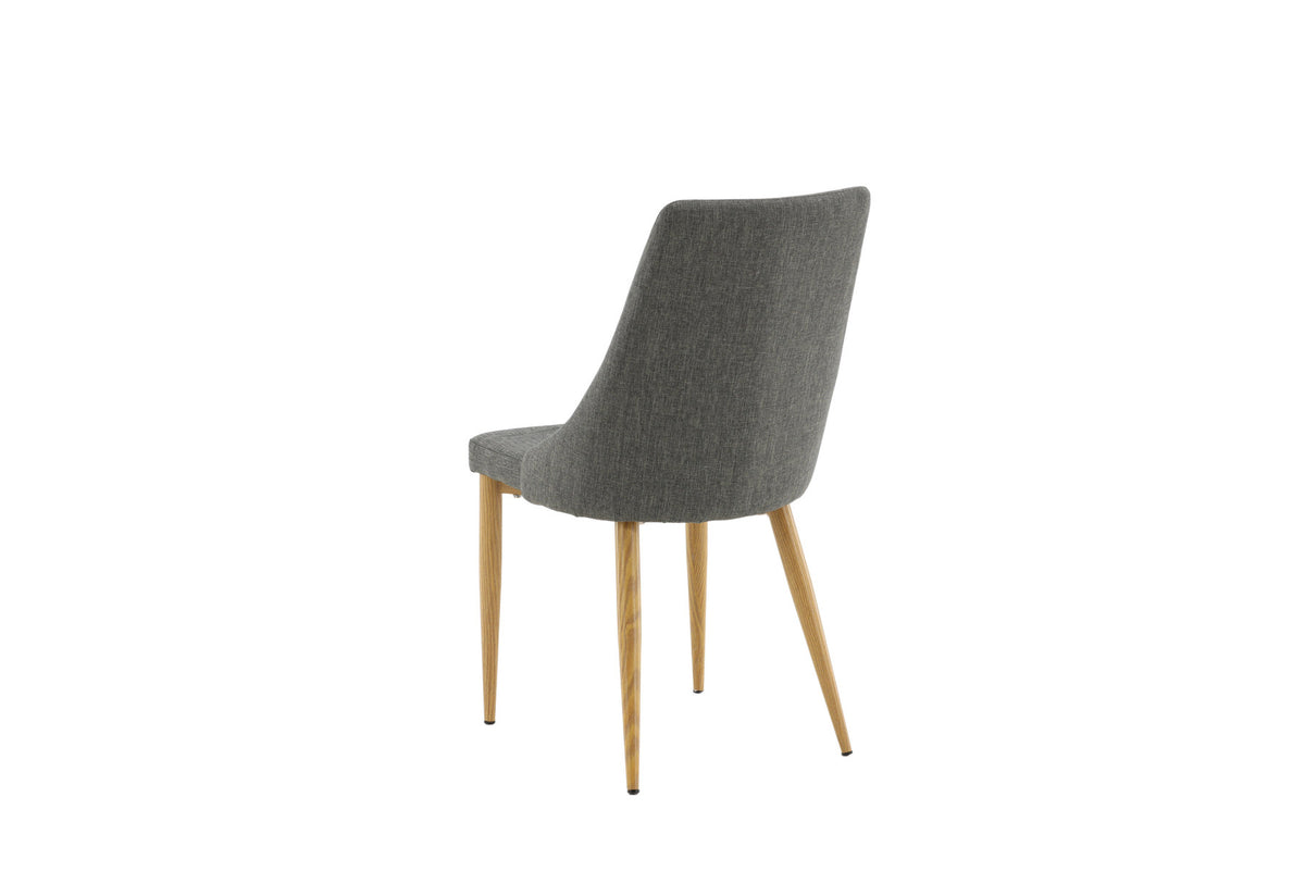 Leone Stuhl in Dunkelgrau präsentiert im Onlineshop von KAQTU Design AG. Stuhl ist von Venture Home