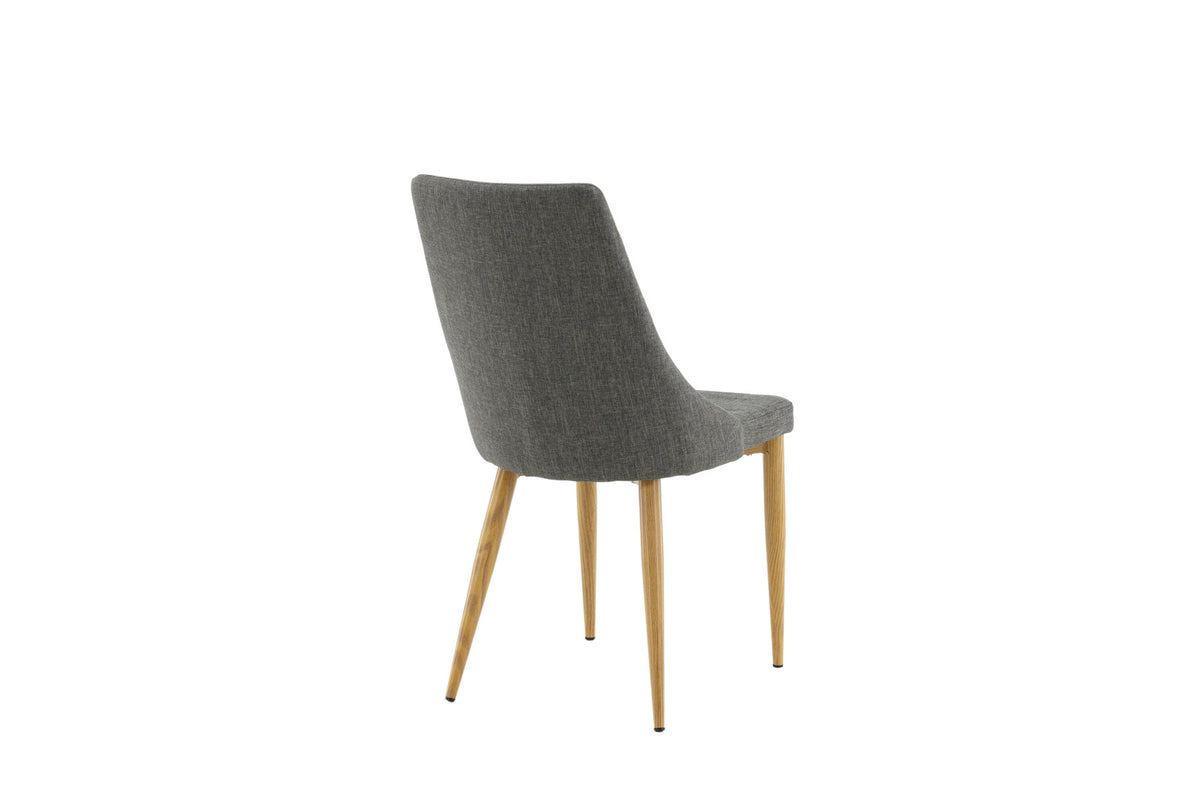 Leone Stuhl in Dunkelgrau präsentiert im Onlineshop von KAQTU Design AG. Stuhl ist von Venture Home