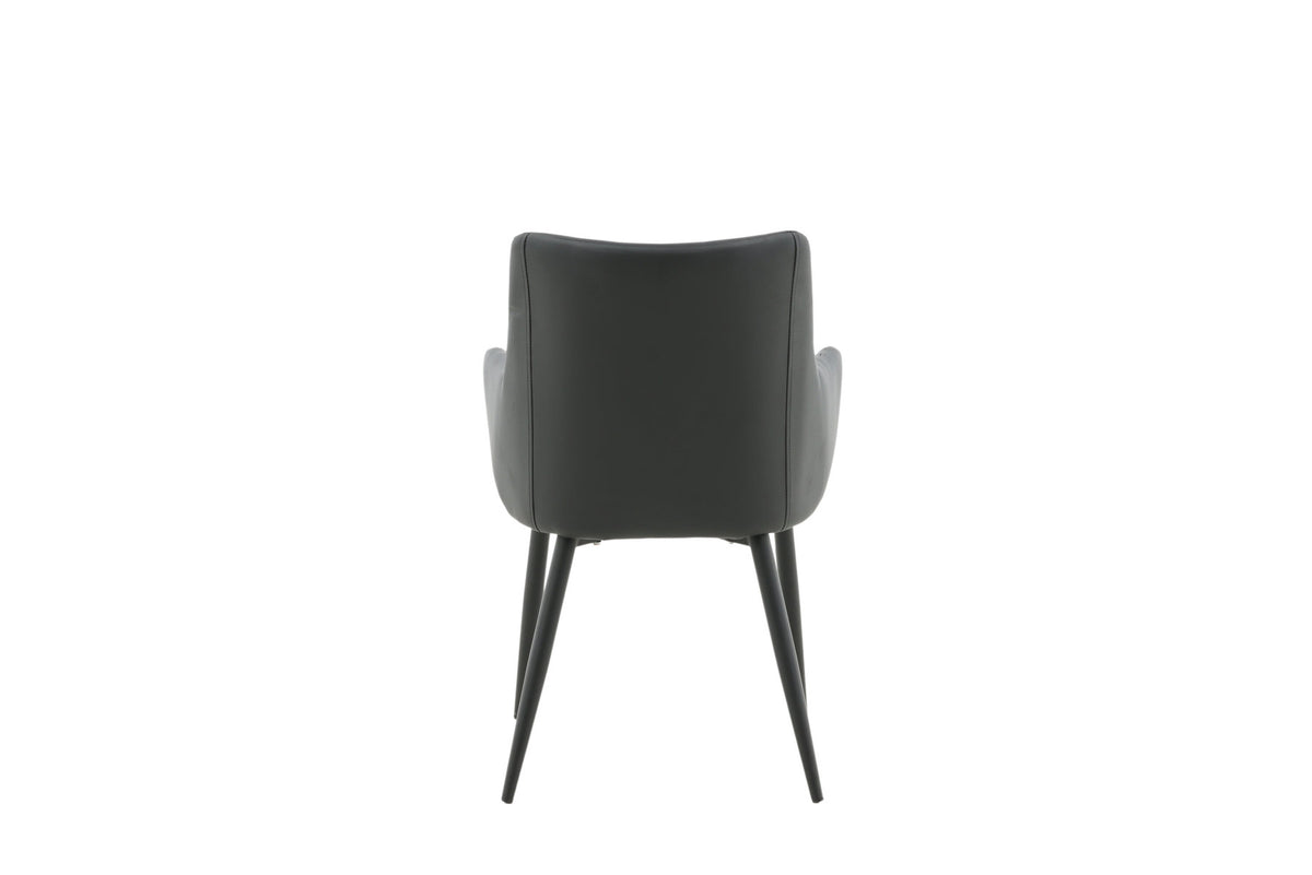 Comfort Stuhl in Schwarz präsentiert im Onlineshop von KAQTU Design AG. Stuhl mit Armlehne ist von Venture Home