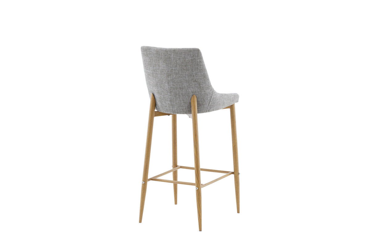 Plaza Barstuhl in Hellgrau präsentiert im Onlineshop von KAQTU Design AG. Barstuhl ist von Venture Home