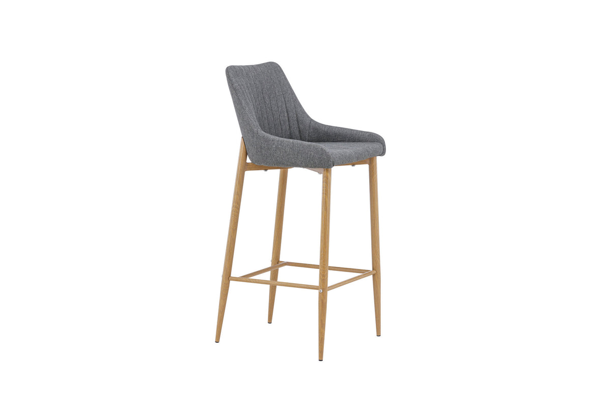 Plaza Barstuhl in Dunkelgrau präsentiert im Onlineshop von KAQTU Design AG. Barstuhl ist von Venture Home