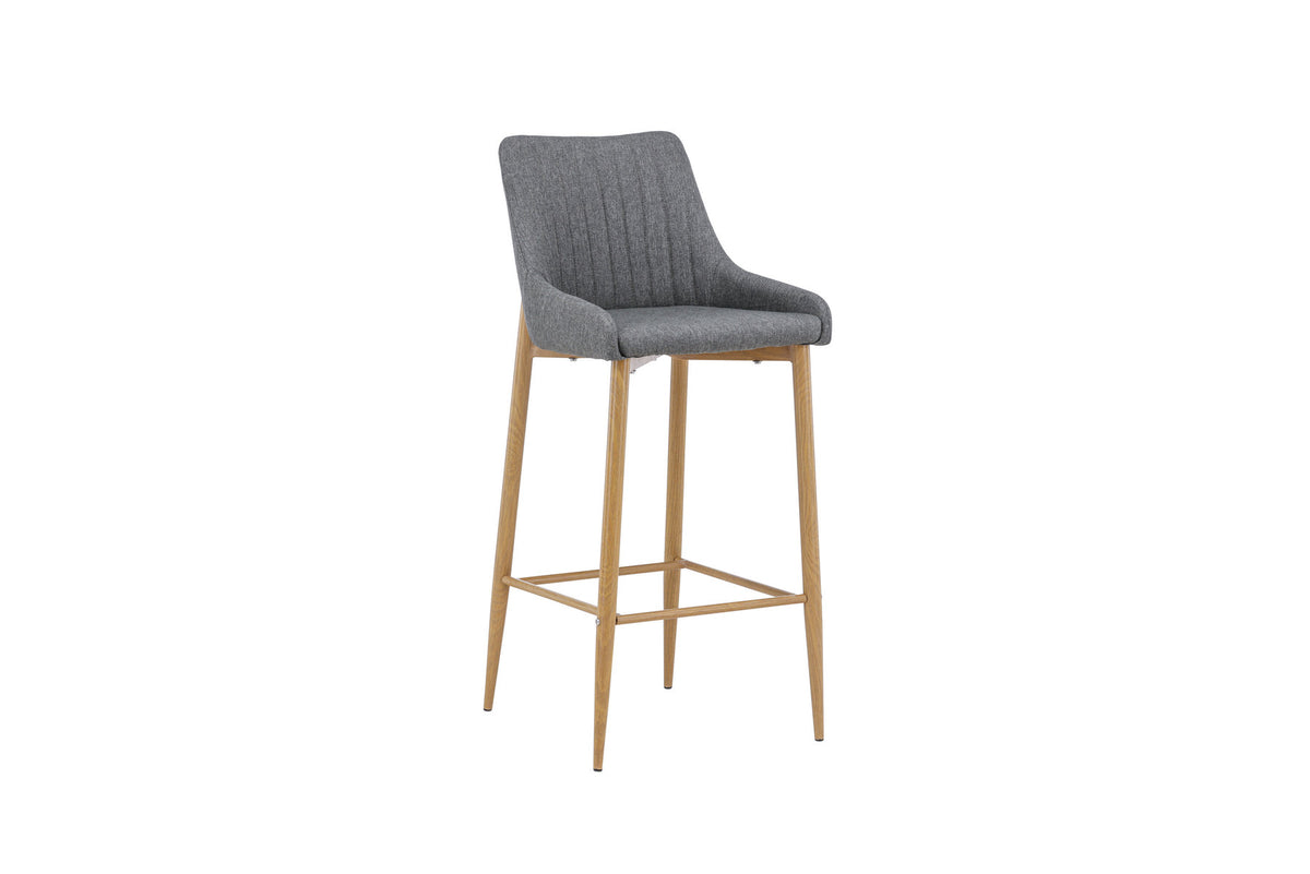 Plaza Barstuhl in Dunkelgrau präsentiert im Onlineshop von KAQTU Design AG. Barstuhl ist von Venture Home