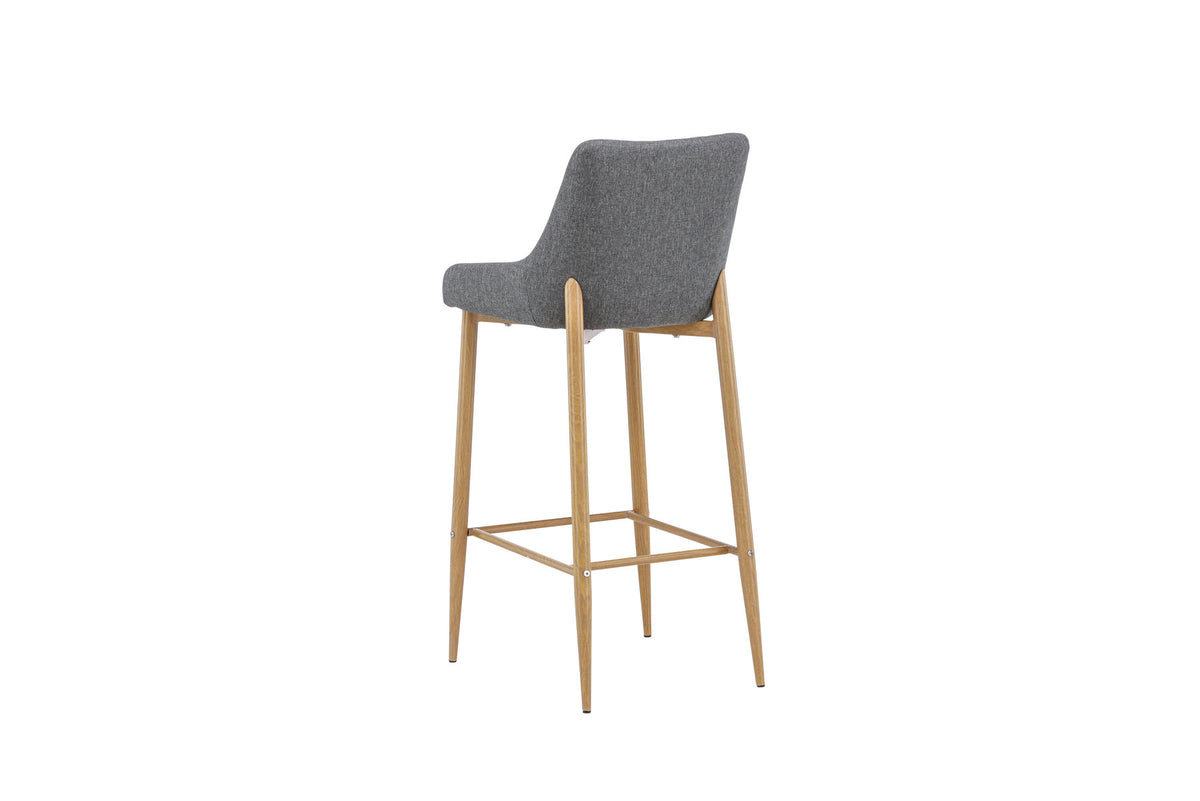 Plaza Barstuhl in Dunkelgrau präsentiert im Onlineshop von KAQTU Design AG. Barstuhl ist von Venture Home