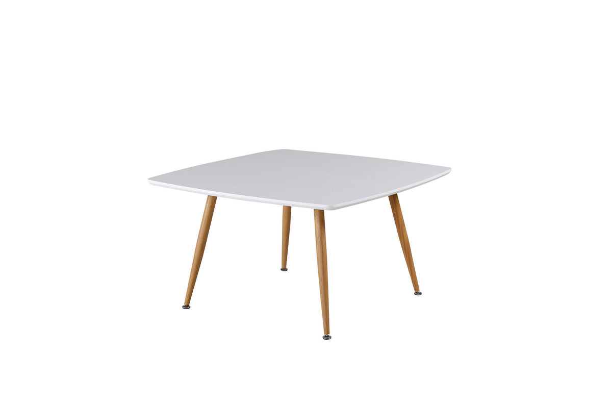 Plaza Beistelltisch in Weiss / Eiche präsentiert im Onlineshop von KAQTU Design AG. Beistelltisch ist von Venture Home