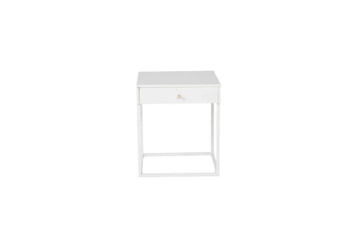 Bakal Nachttisch in Weiss präsentiert im Onlineshop von KAQTU Design AG. Nachttisch ist von Venture Home
