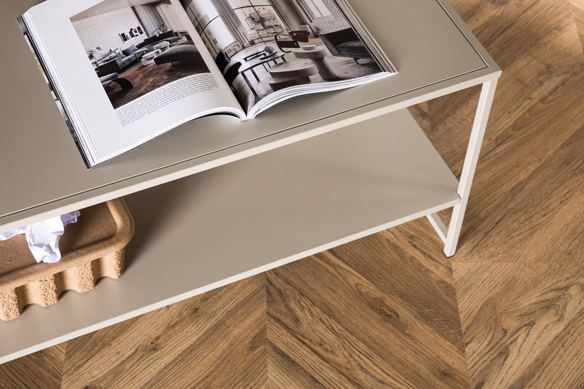 Staal Regal in Beige präsentiert im Onlineshop von KAQTU Design AG. Standregal ist von Venture Home