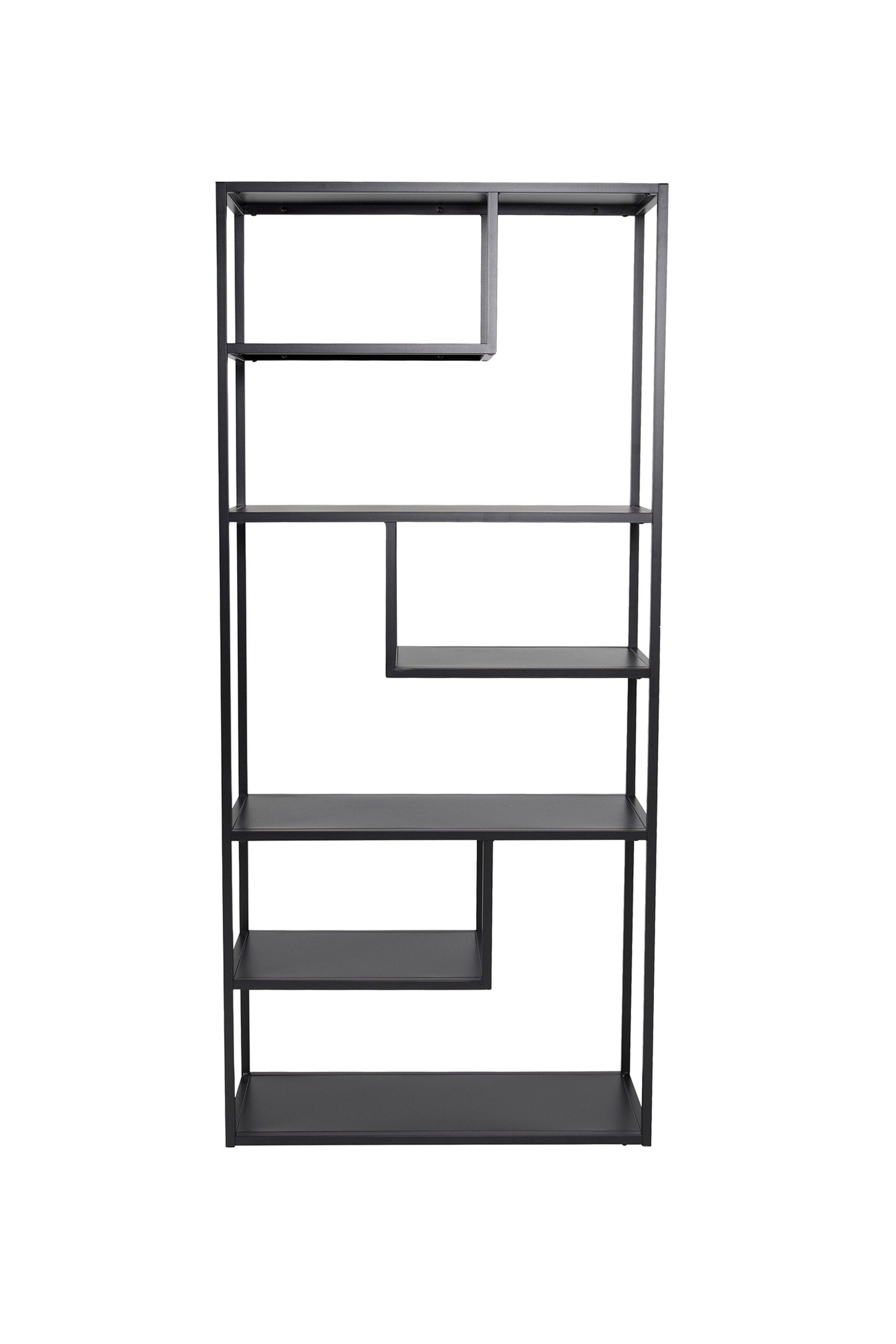 Staal Regal in Schwarz präsentiert im Onlineshop von KAQTU Design AG. Standregal ist von Venture Home