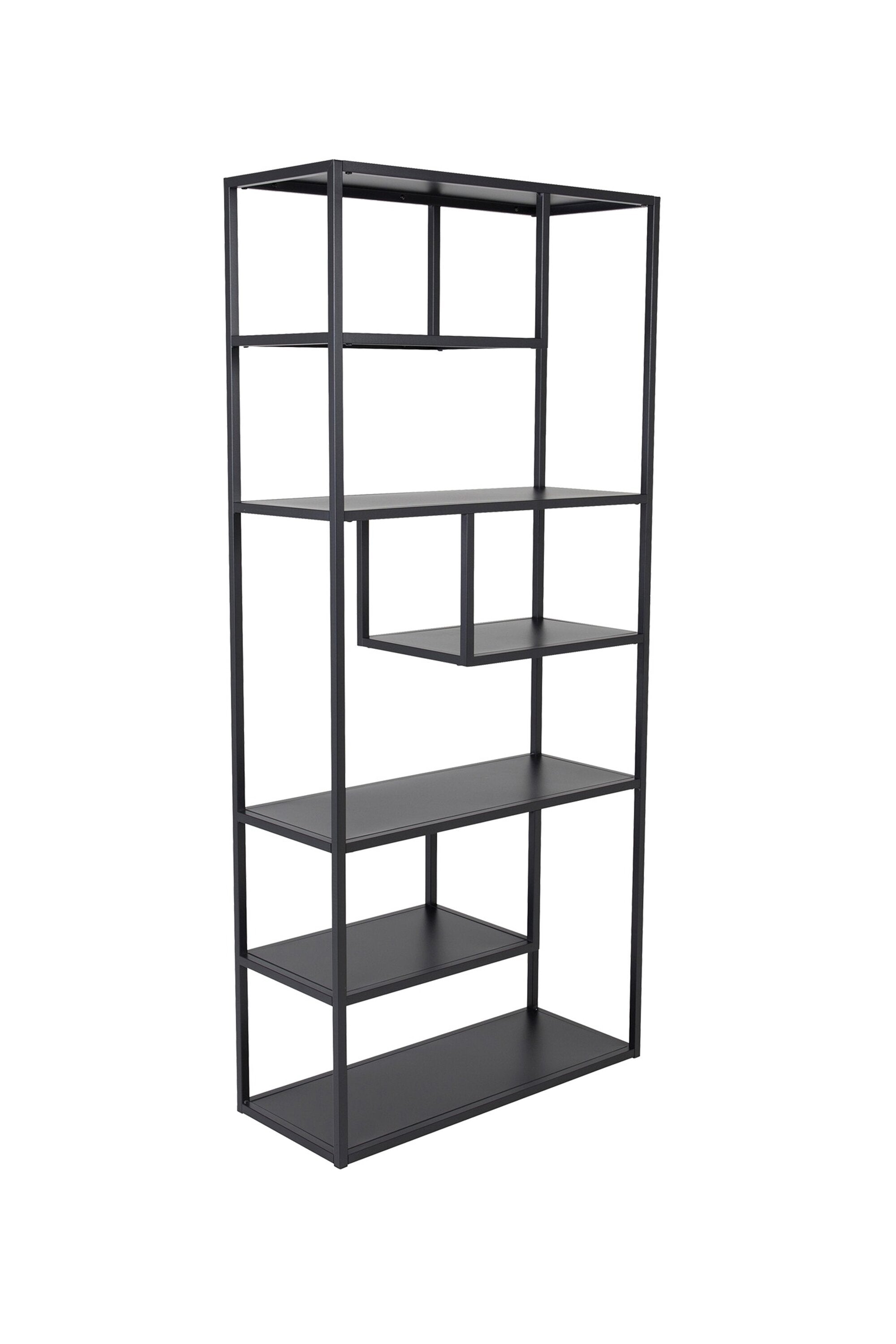 Staal Regal in Schwarz präsentiert im Onlineshop von KAQTU Design AG. Standregal ist von Venture Home