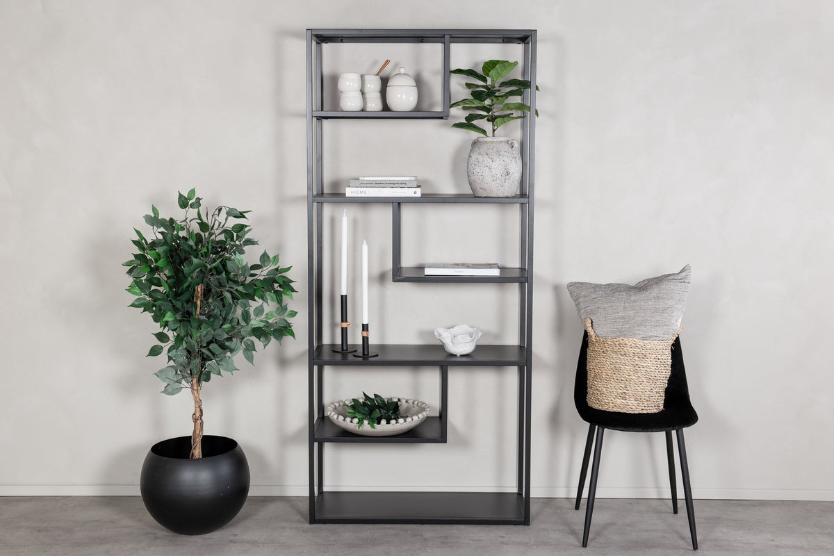 Staal Regal in Schwarz präsentiert im Onlineshop von KAQTU Design AG. Standregal ist von Venture Home