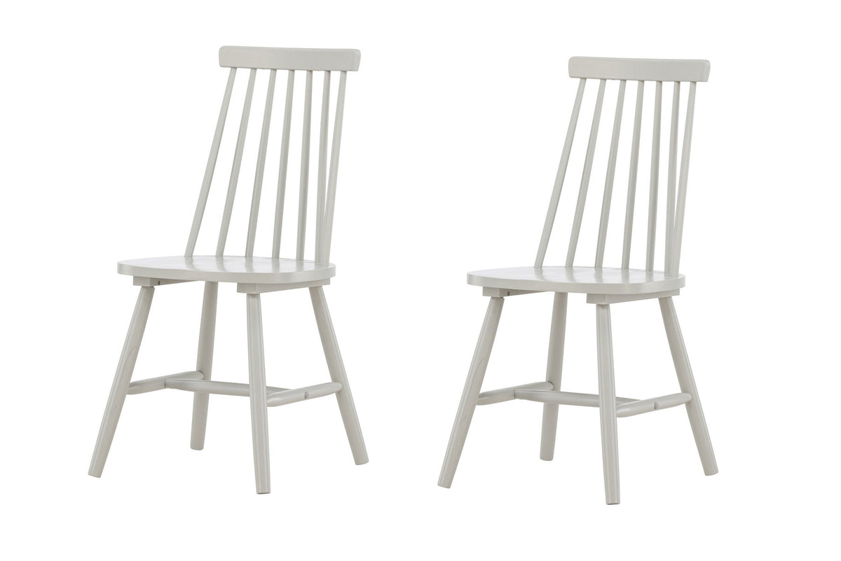 Lönneberga Esszimmerstuhl in Hellgrau präsentiert im Onlineshop von KAQTU Design AG. Stuhl ist von Venture Home
