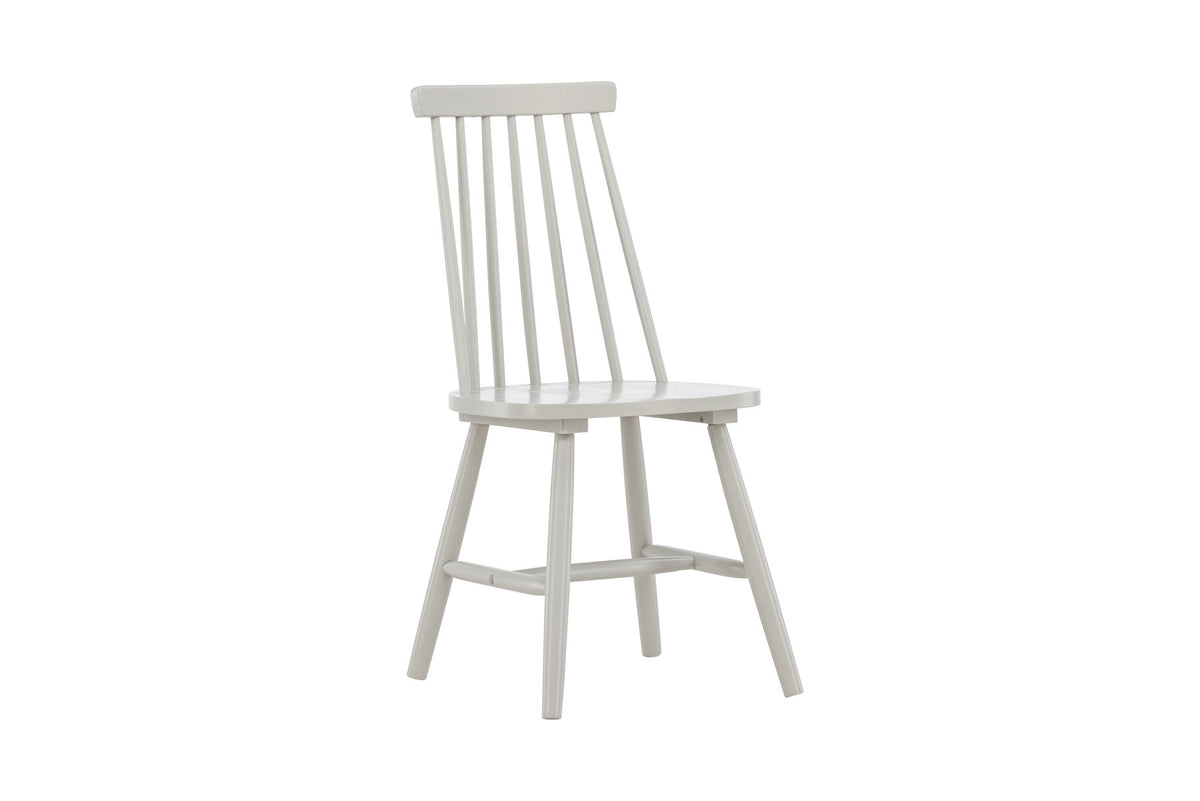Lönneberga Esszimmerstuhl in Hellgrau präsentiert im Onlineshop von KAQTU Design AG. Stuhl ist von Venture Home