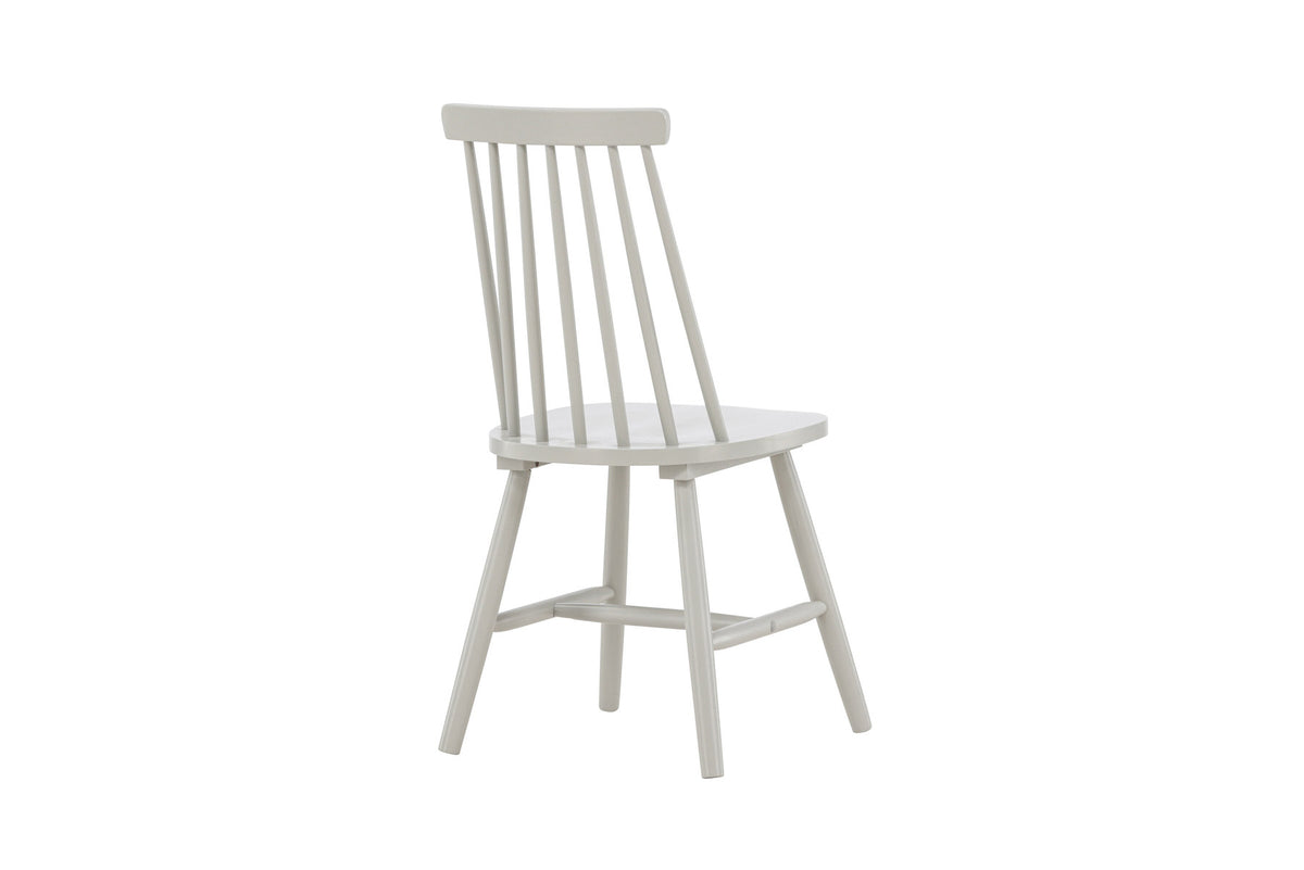 Lönneberga Esszimmerstuhl in Hellgrau präsentiert im Onlineshop von KAQTU Design AG. Stuhl ist von Venture Home