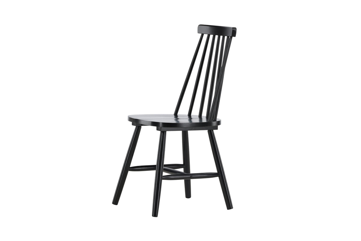 Lönneberga Esszimmerstuhl in Schwarz präsentiert im Onlineshop von KAQTU Design AG. Stuhl ist von Venture Home