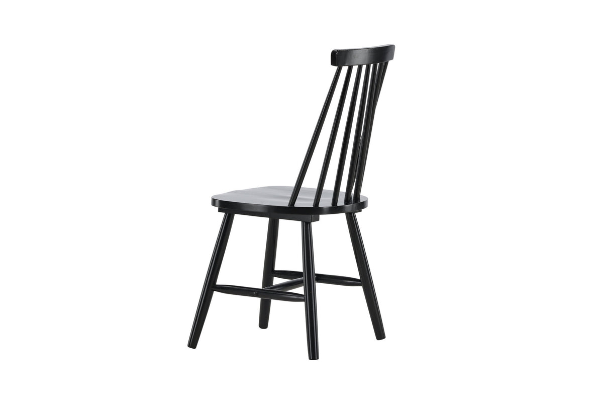 Lönneberga Esszimmerstuhl in Schwarz präsentiert im Onlineshop von KAQTU Design AG. Stuhl ist von Venture Home