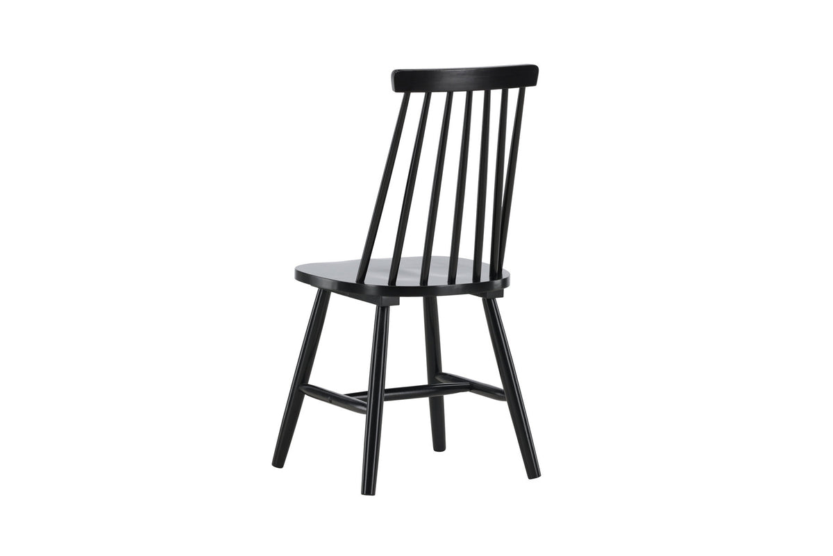 Lönneberga Esszimmerstuhl in Schwarz präsentiert im Onlineshop von KAQTU Design AG. Stuhl ist von Venture Home