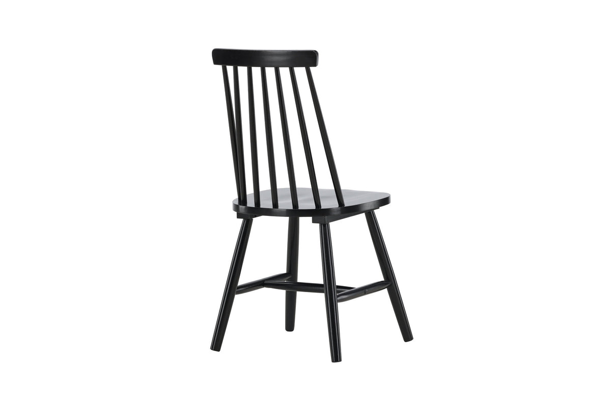 Lönneberga Esszimmerstuhl in Schwarz präsentiert im Onlineshop von KAQTU Design AG. Stuhl ist von Venture Home