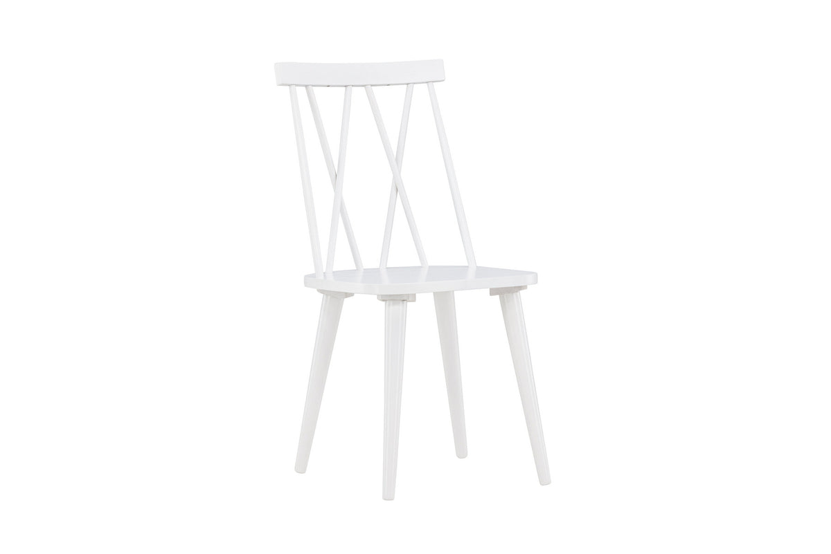 Mariette Esszimmerstuhl in Weiss präsentiert im Onlineshop von KAQTU Design AG. Stuhl ist von Venture Home