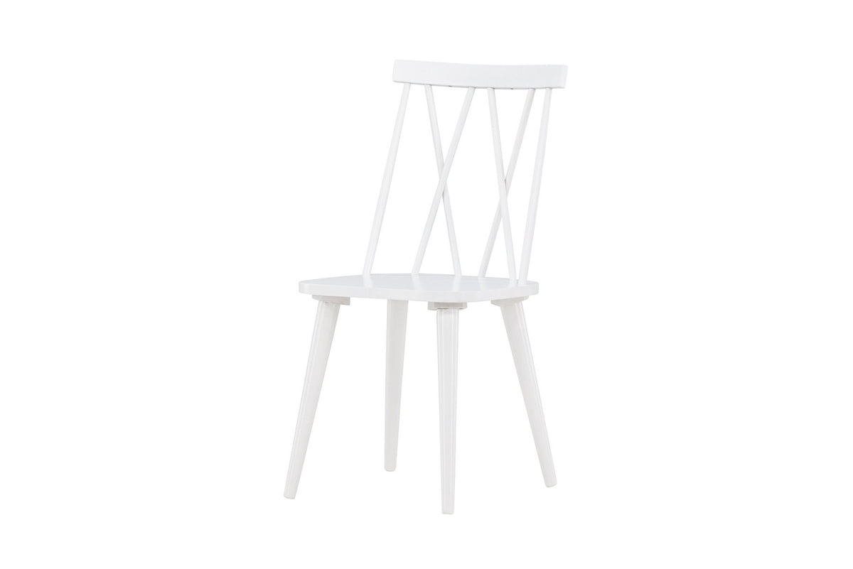 Mariette Esszimmerstuhl in Weiss präsentiert im Onlineshop von KAQTU Design AG. Stuhl ist von Venture Home